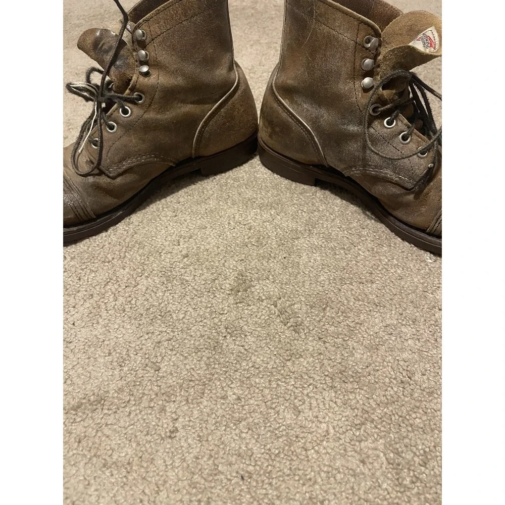 Red Wing Iron Ranger 8113 Hawthorne Muleskinner roughout boot, mens 10EE